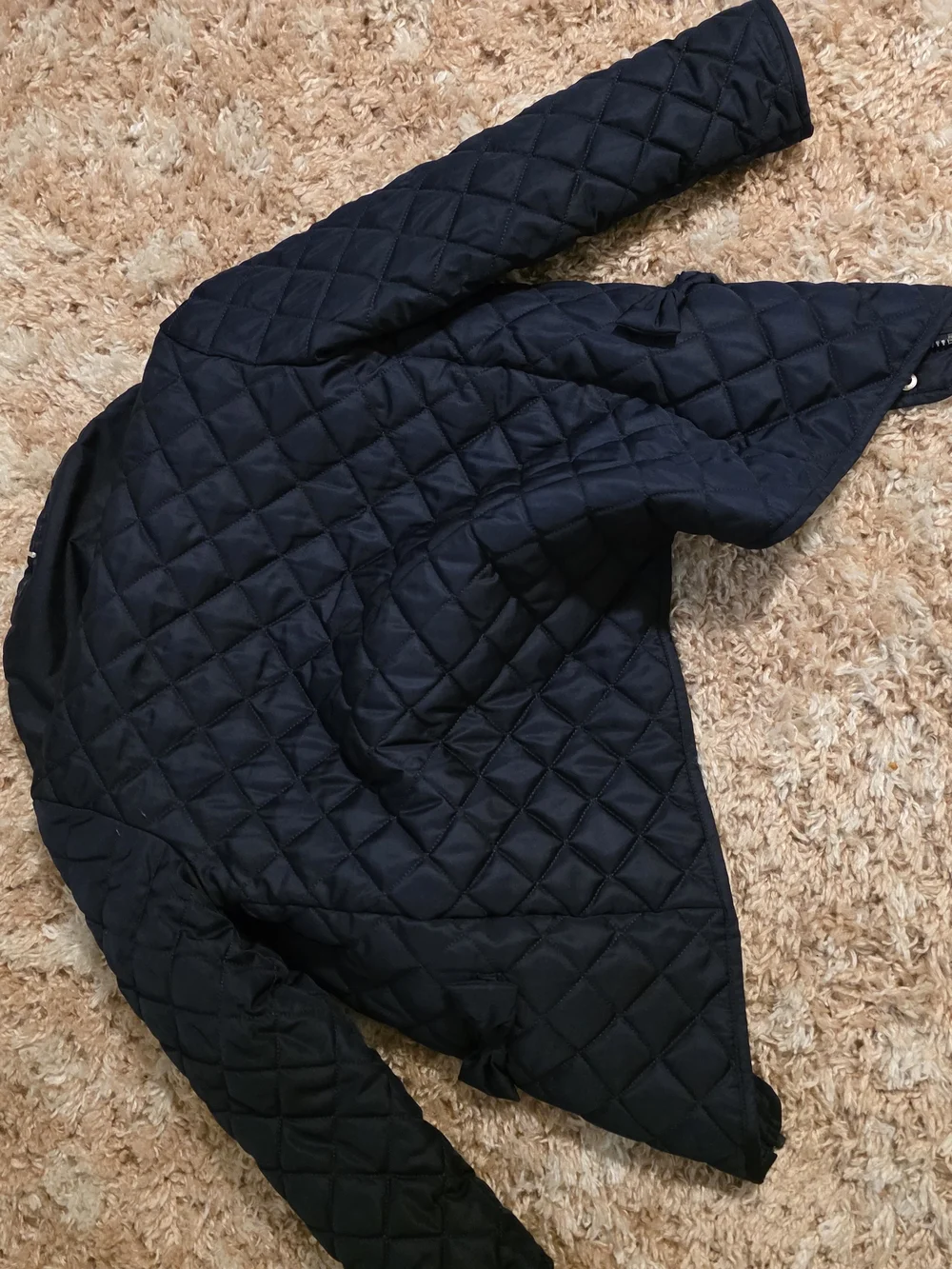 Gymboree Black Jacket with Pink Polka-Dot Trim
